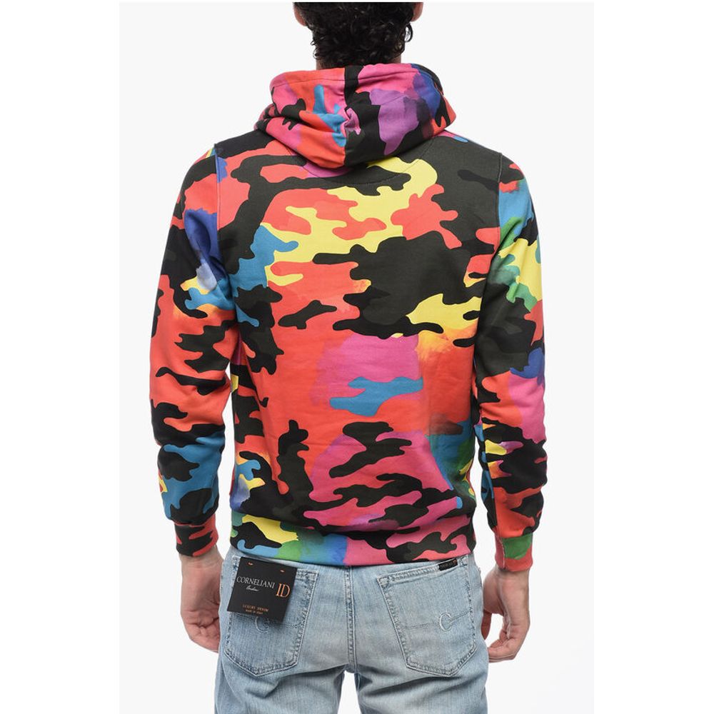 Sprayground Multicolored Hoodie Sweatshirt with Embroidered Logo