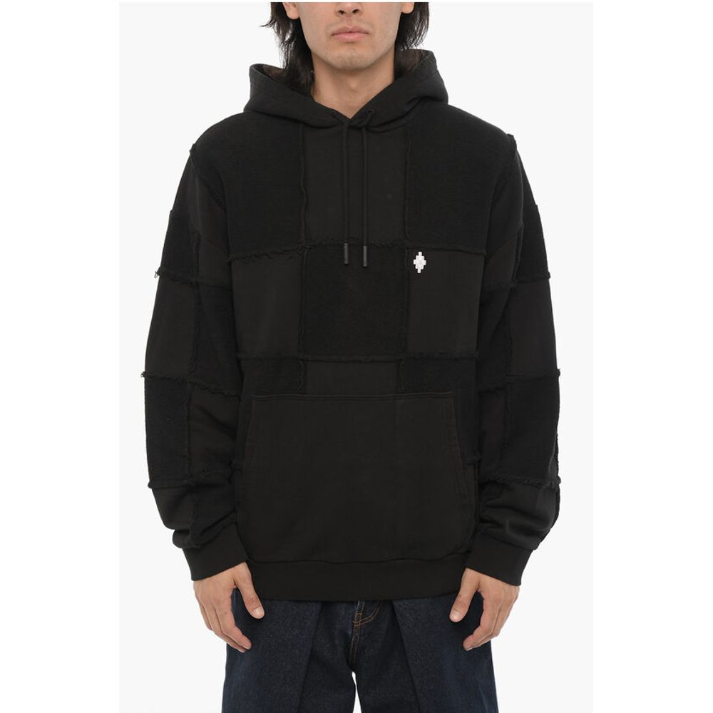 Marcelo Burlon Solid Color Cotton Hoodie