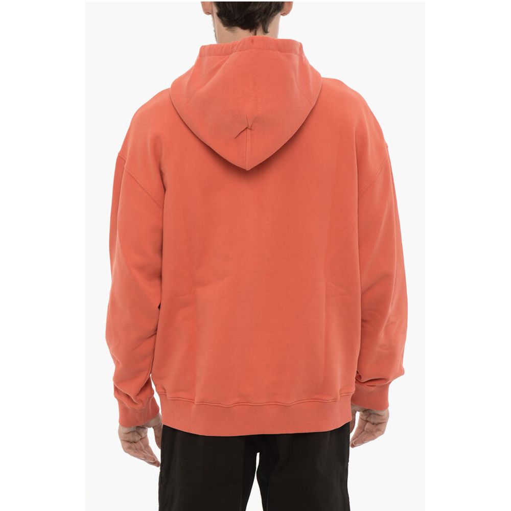 Marcelo Burlon Cotton OPTICAL CROSS Hoodie with Patch Pocket