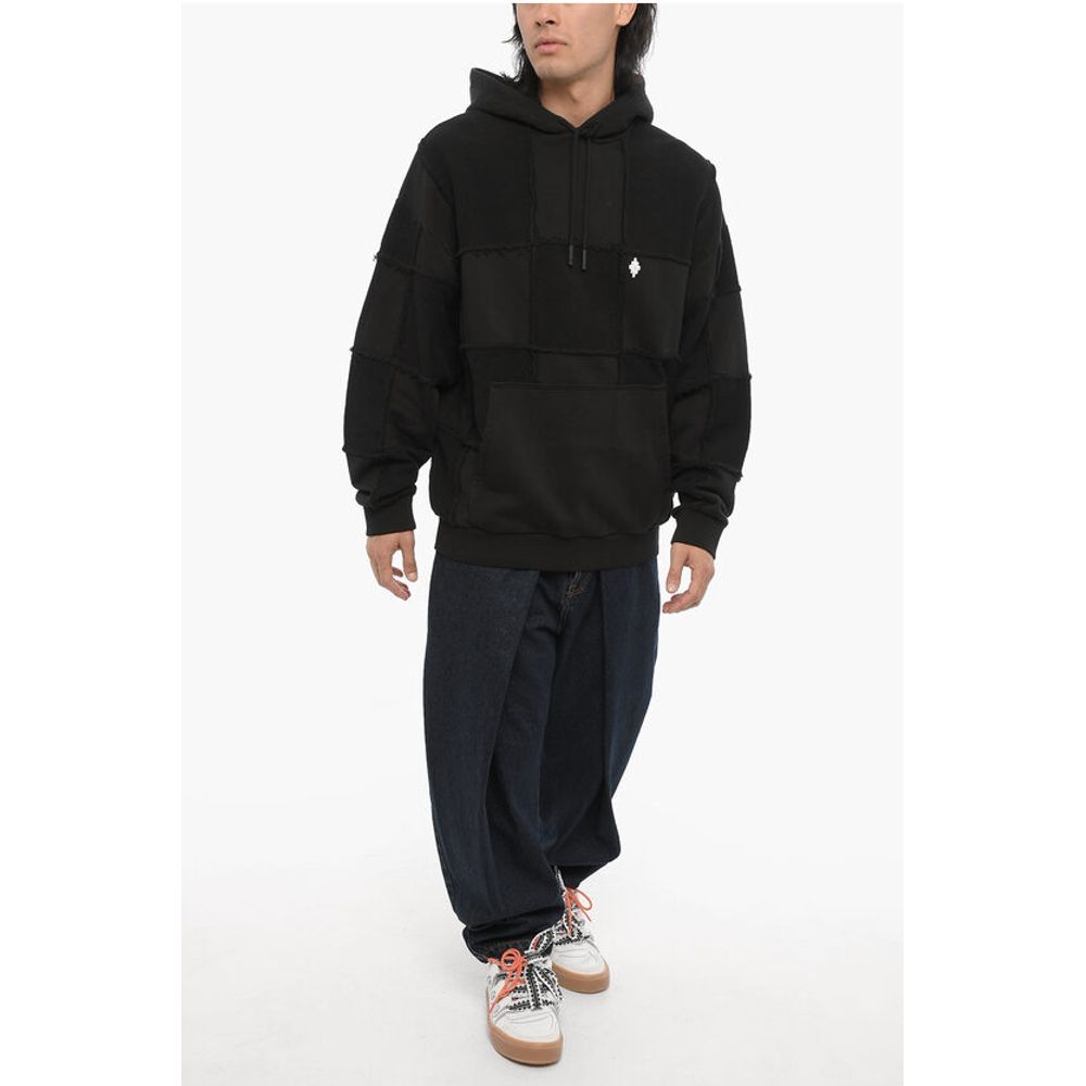 Marcelo Burlon Solid Color Cotton Hoodie
