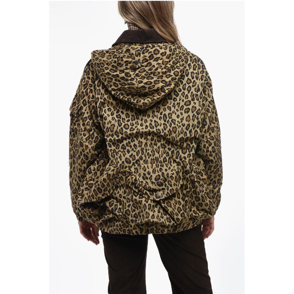 R13 Utility Jacket with Animalier Pattern