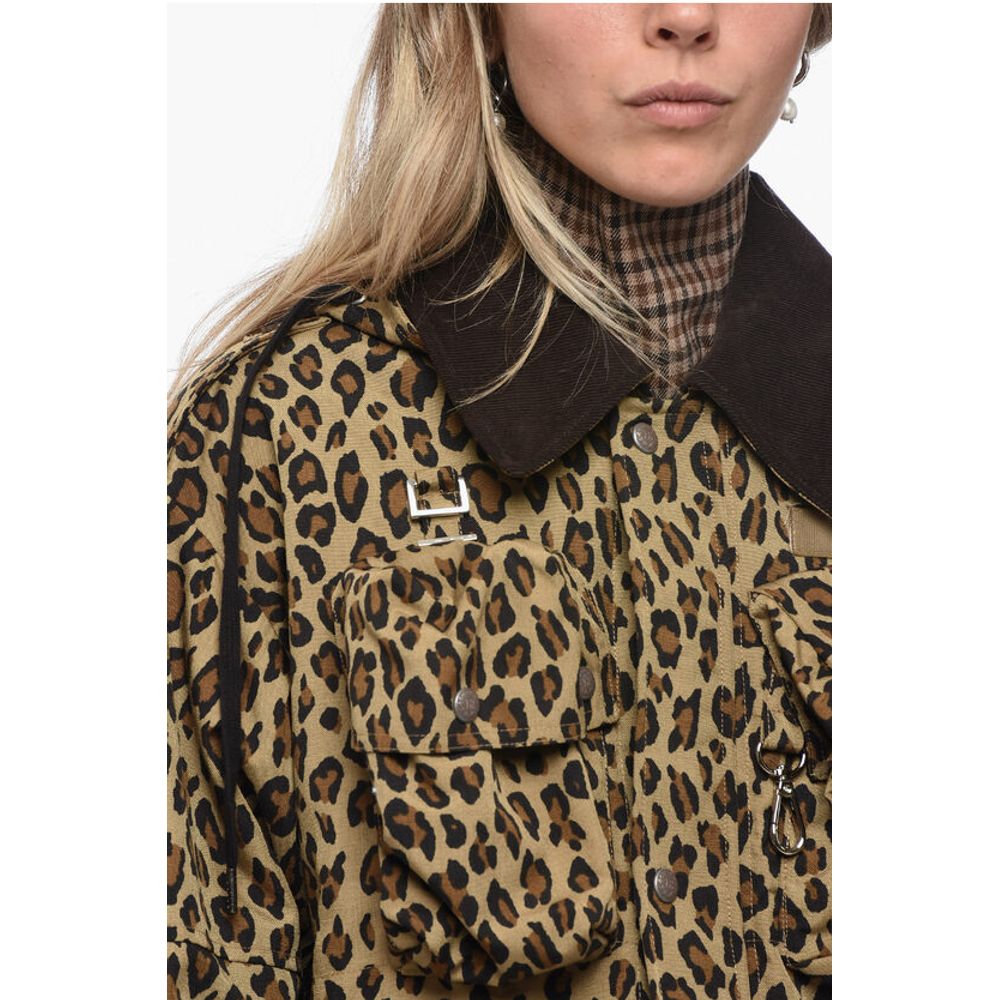R13 Utility Jacket with Animalier Pattern