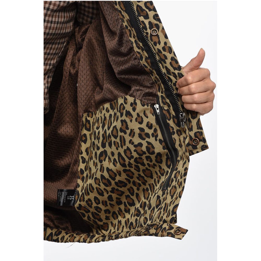 R13 Utility Jacket with Animalier Pattern