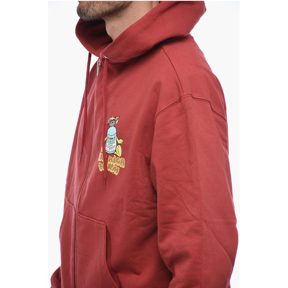 Sky High Farm Solid Color Hoodie Zipped Closure