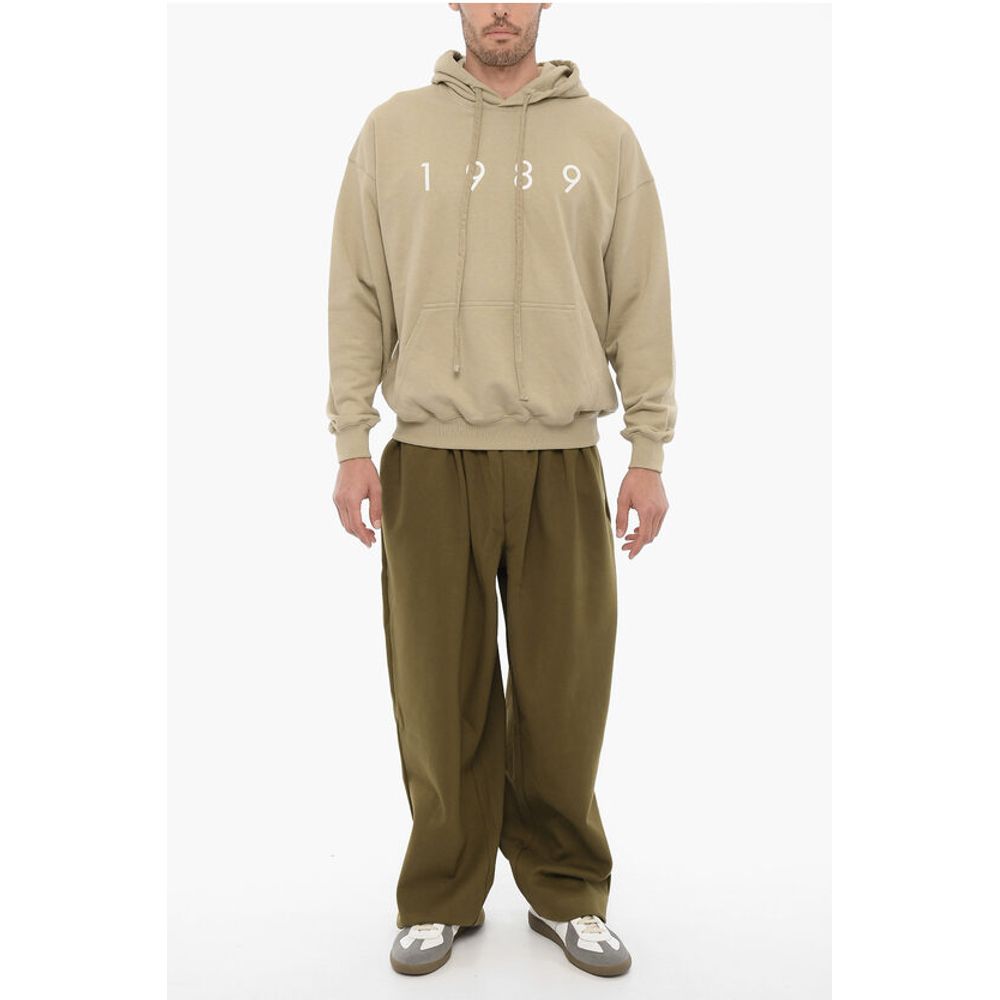 1989 Studio Brushed Cotton Hoodie with Contrasting Logo