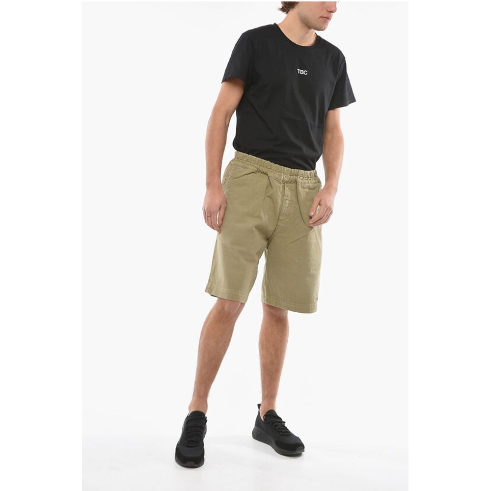14 BROS Drawstring Waist Cotton Shorts
