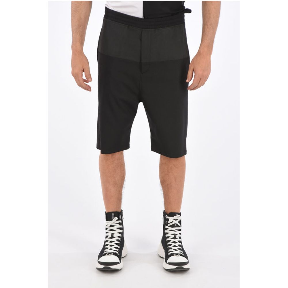 Neil Barrett Drawstring Dropped Crotch Fit Shorts