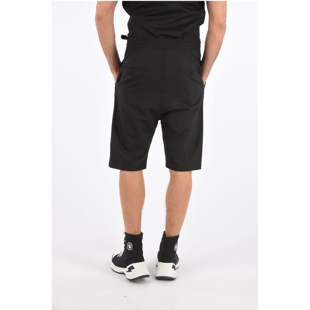 Neil Barrett Drawstring Dropped Crotch Fit Shorts