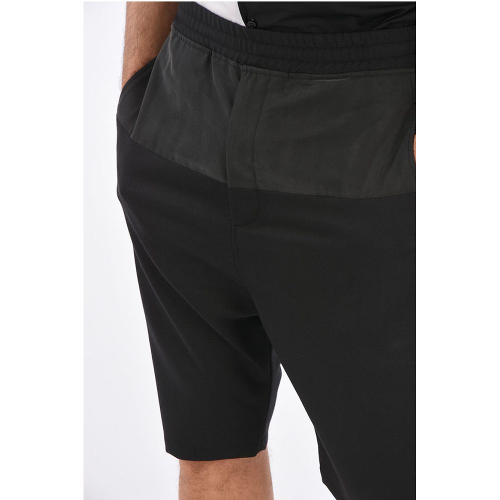Neil Barrett Drawstring Dropped Crotch Fit Shorts
