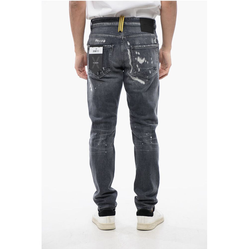 John Richmond Distressed Effect SKY Skinny Fit Jeans 16 cm