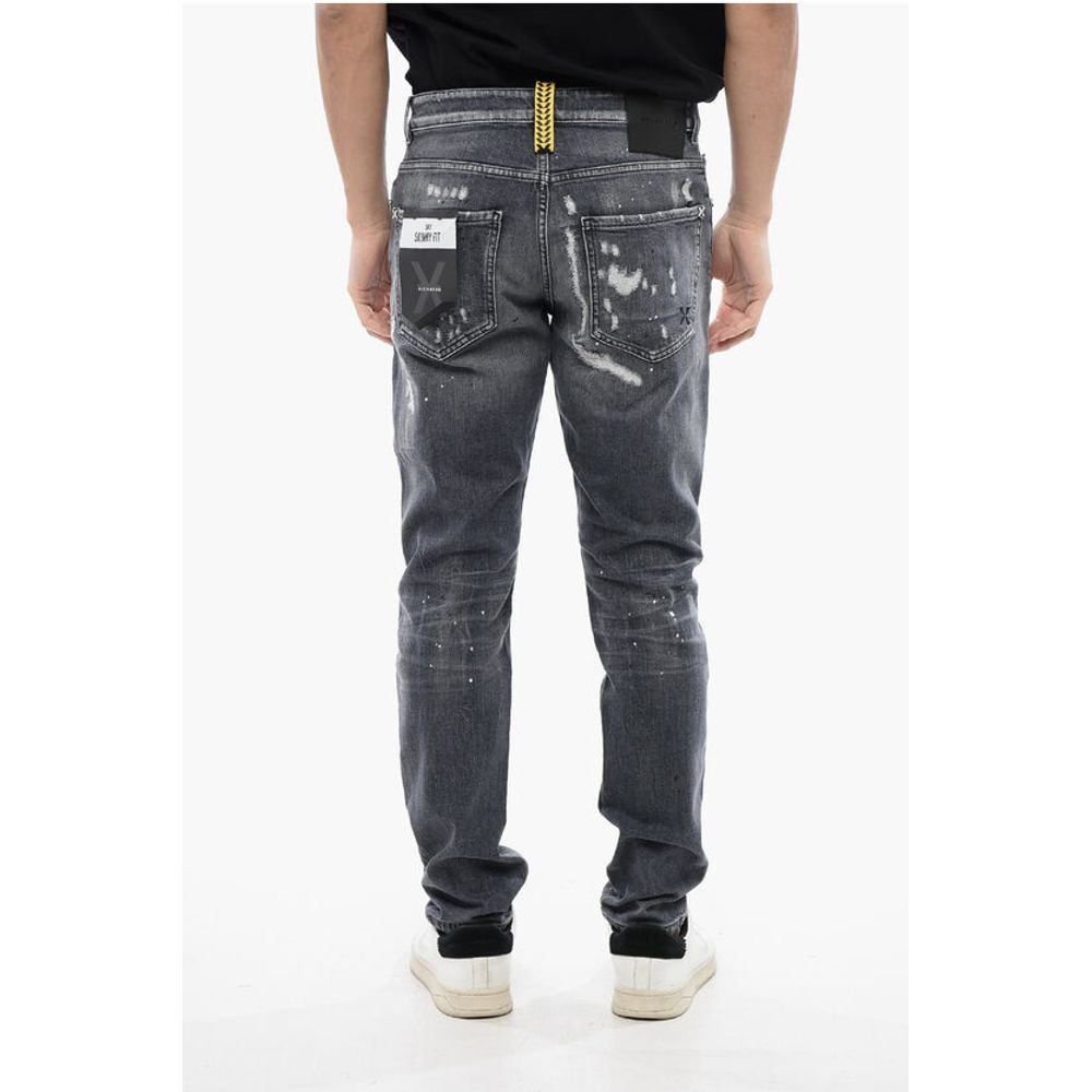John Richmond Distressed Effect SKY Skinny Fit Jeans 16 cm