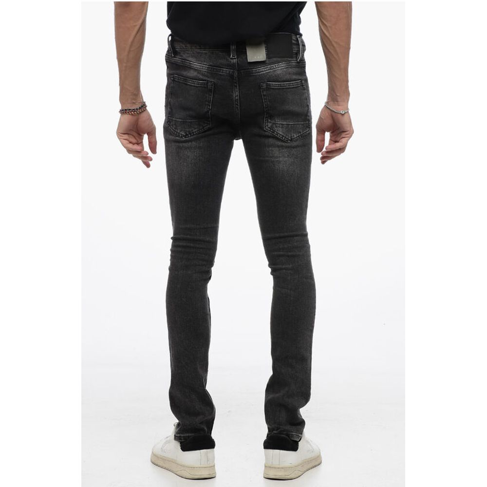 AllSaints Dark Washed Skinny Fit Jeans 15cm