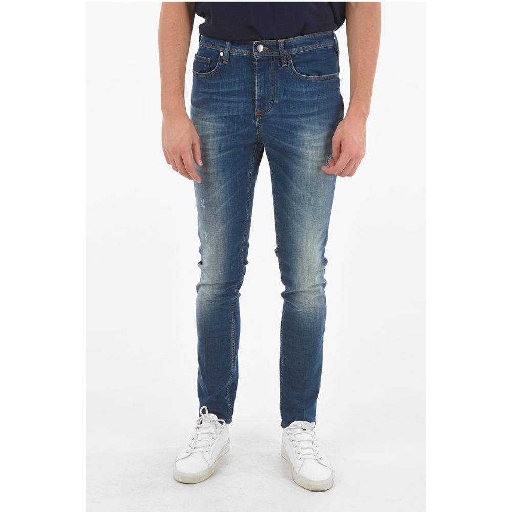 Neil Barrett THE GODFATHER OF DENIM Regular Waist Skinny Fit Jeans 16cm