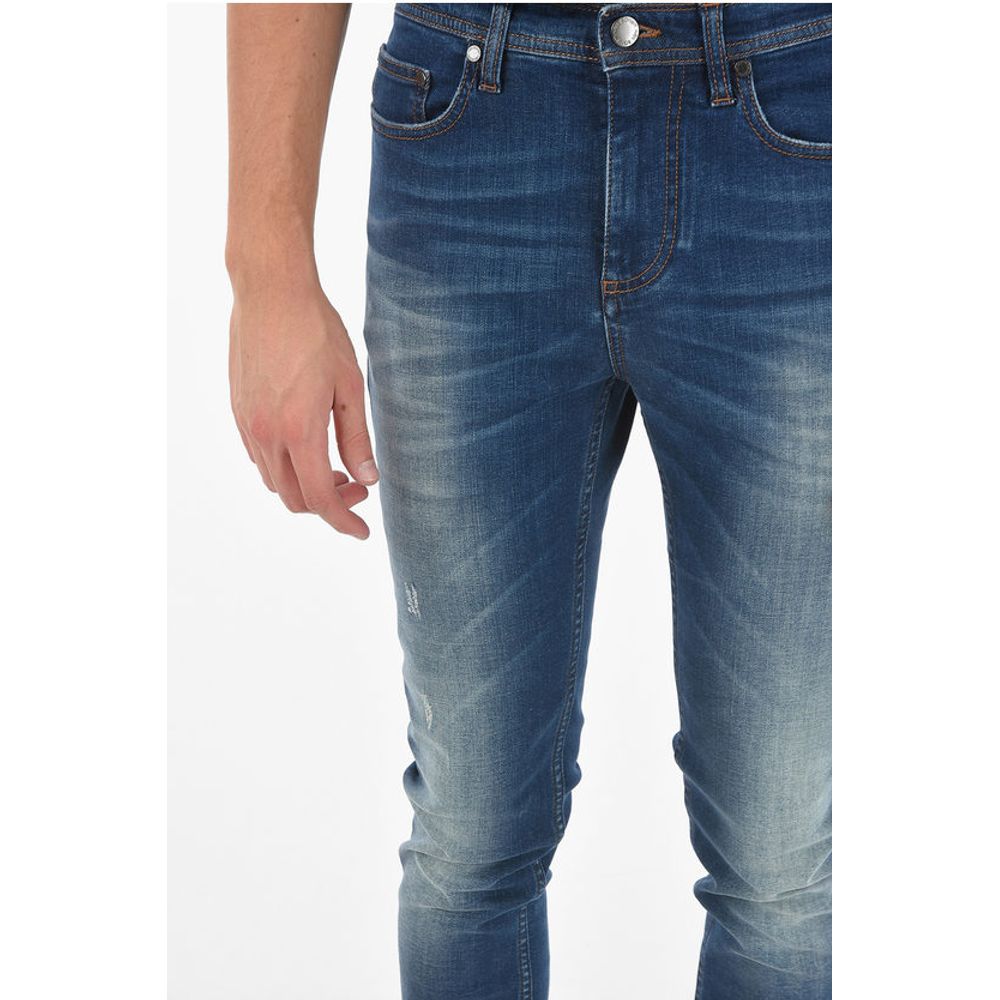 Neil Barrett THE GODFATHER OF DENIM Regular Waist Skinny Fit Jeans 16cm