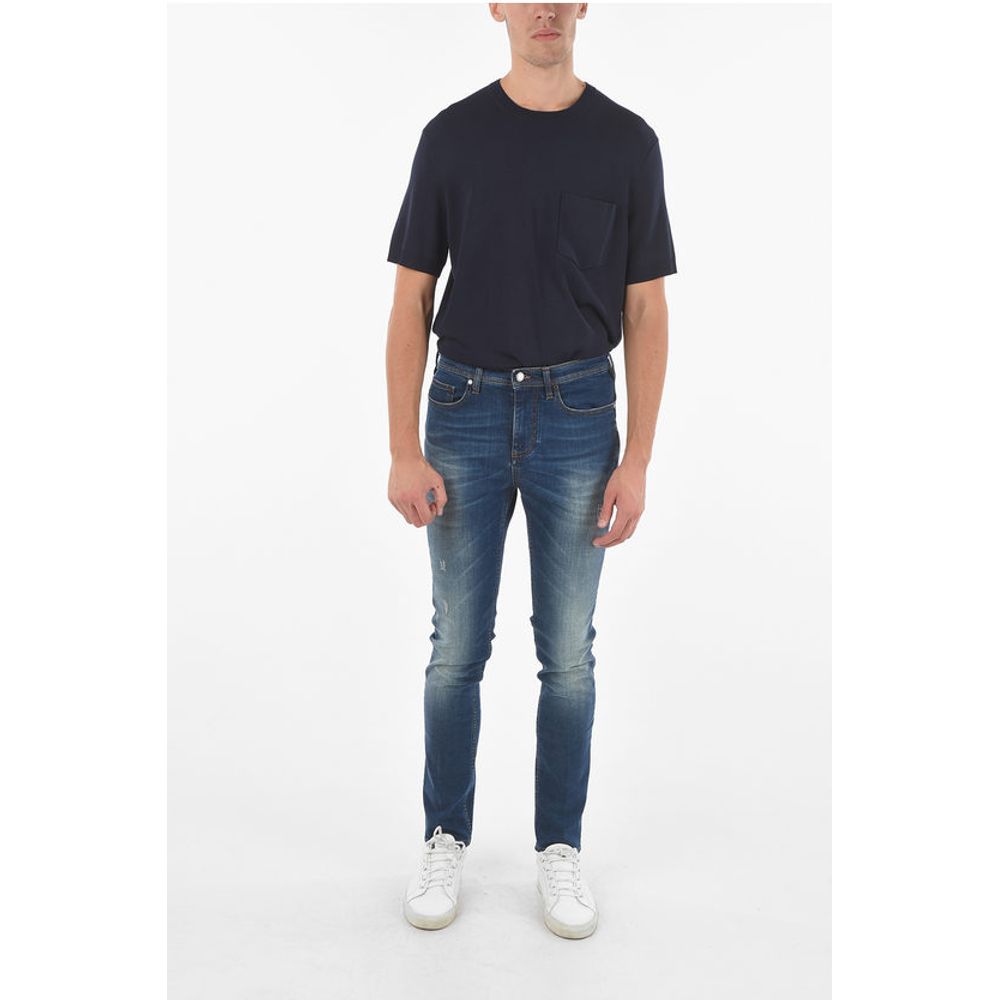 Neil Barrett THE GODFATHER OF DENIM Regular Waist Skinny Fit Jeans 16cm