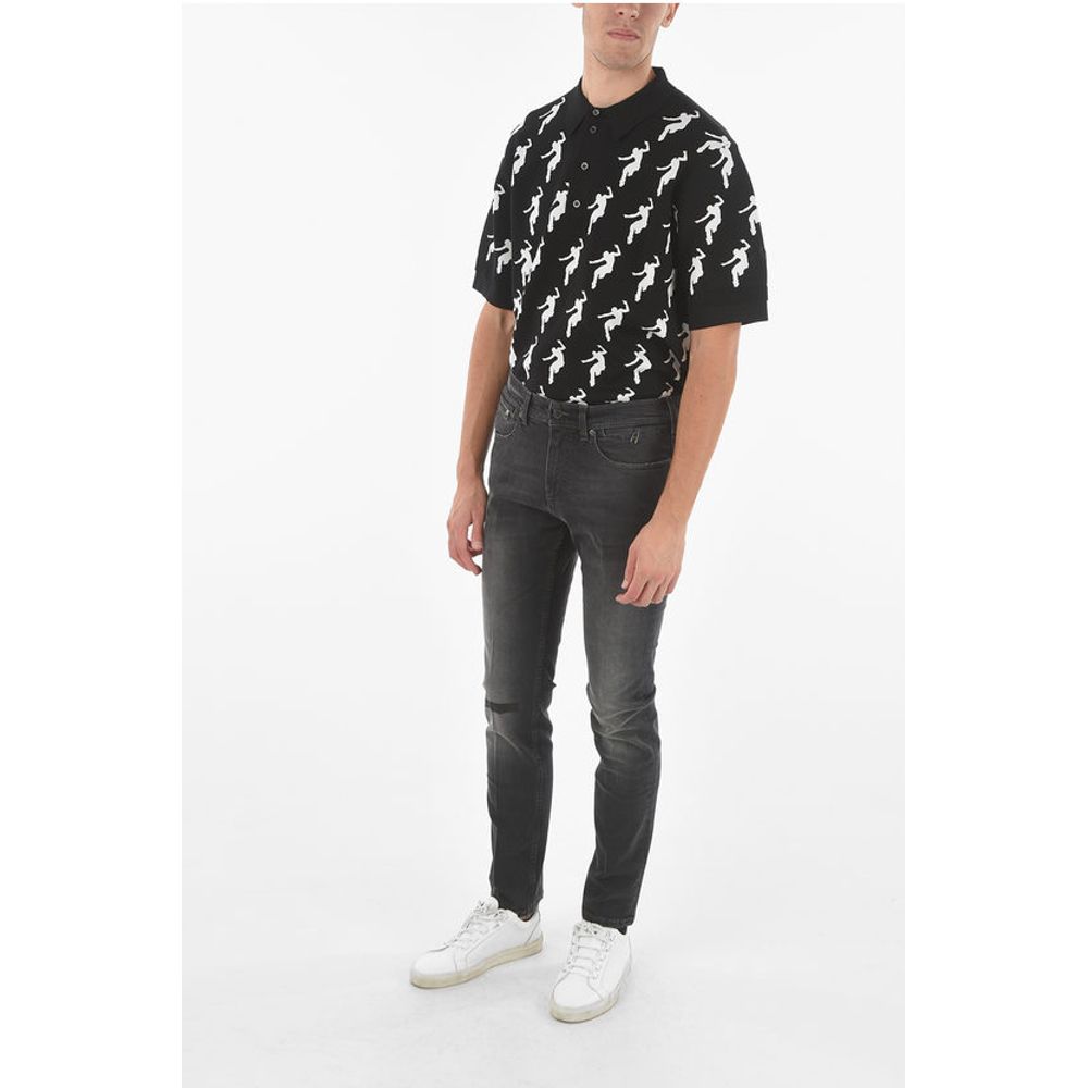 Neil Barrett 16cm Vanished Skinny Fit Jeans