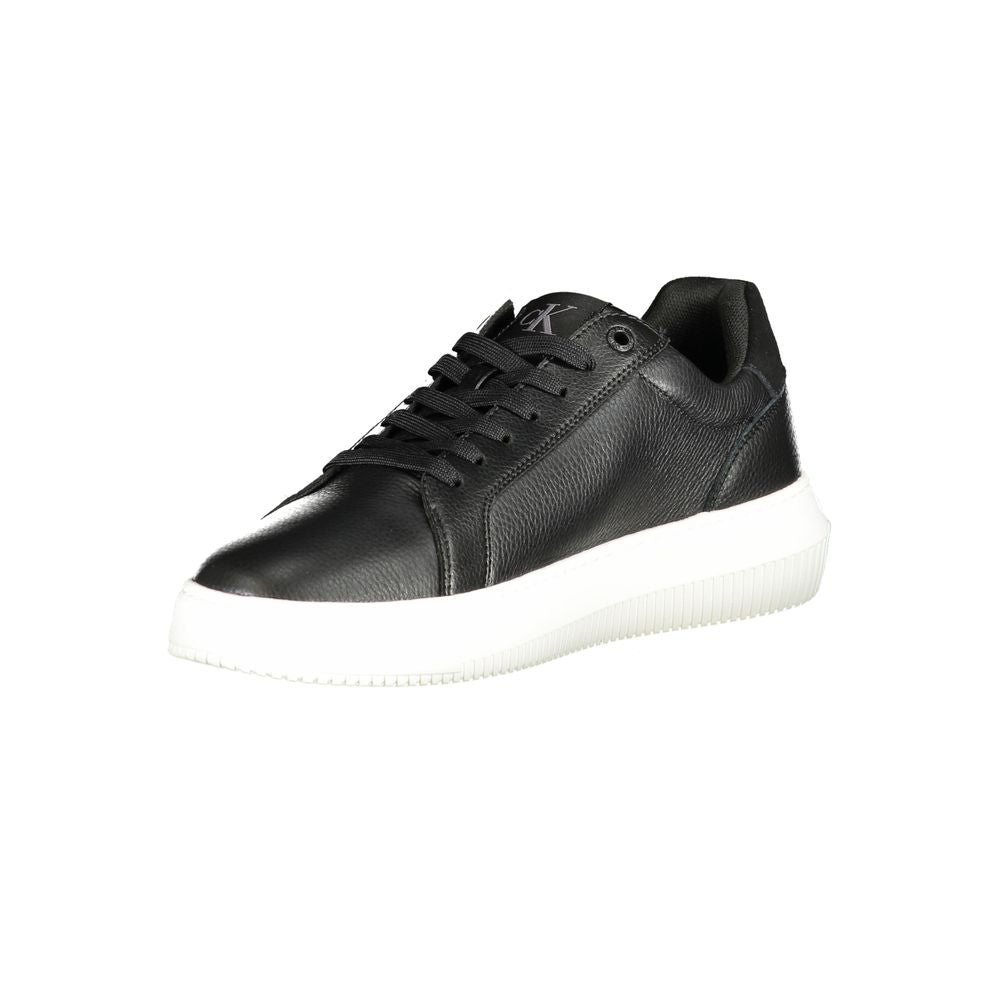 Calvin Klein Black Polietilena Moški Sneaker