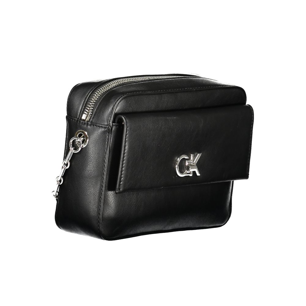 Calvin Klein Črna poliester ženska torbica