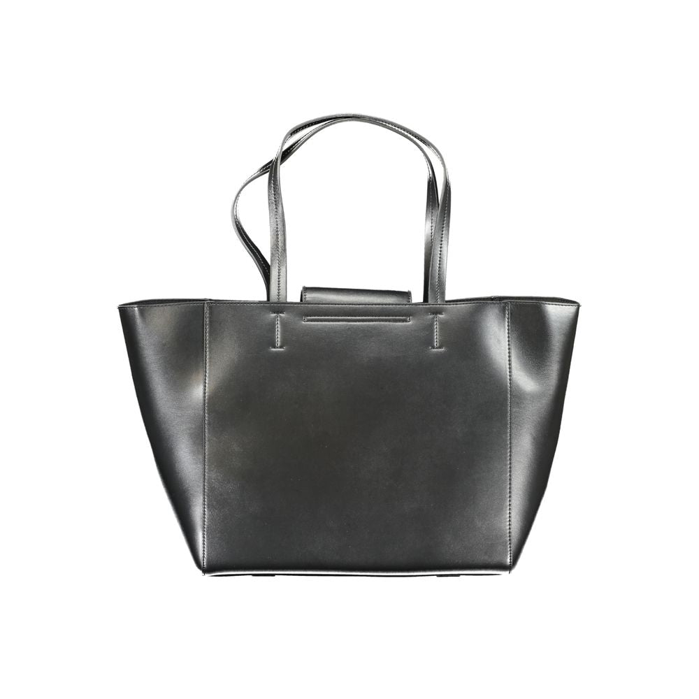 Calvin Klein Črna poliestrska torbica