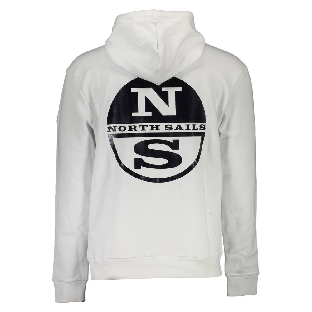 North Sails White Cotton Men's Sweater