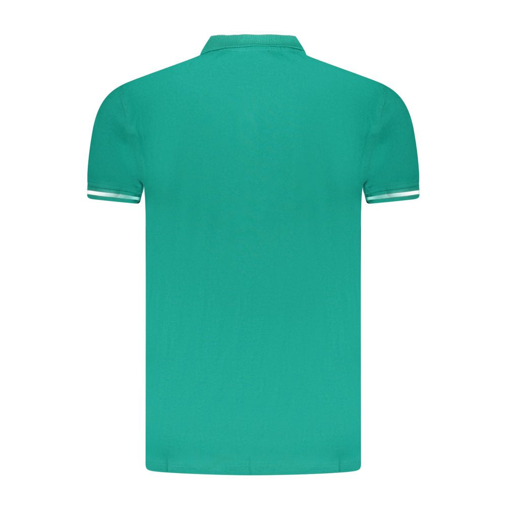 Cavalli Class Zelena bombažna moška polo majica