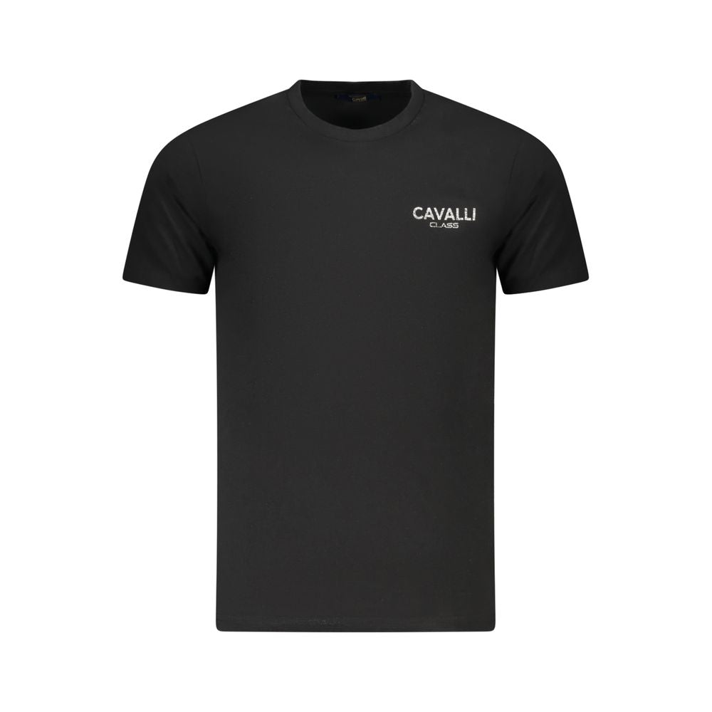 Cavalli Class Black Cotton Moška majica