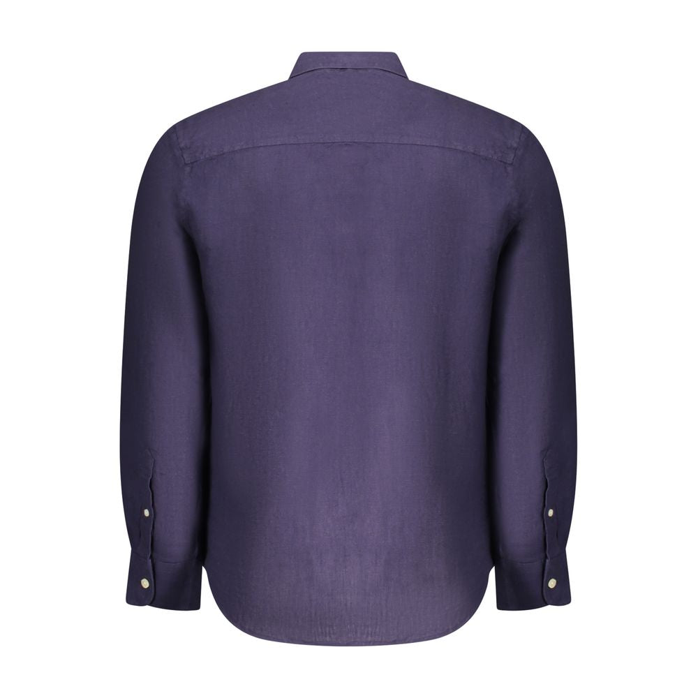 North Sails Modra lanena moška srajca