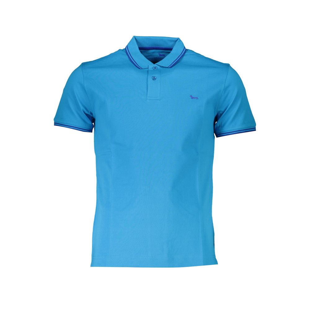 Harmont & Blaine Svetlo modra bombažna moška polo majica