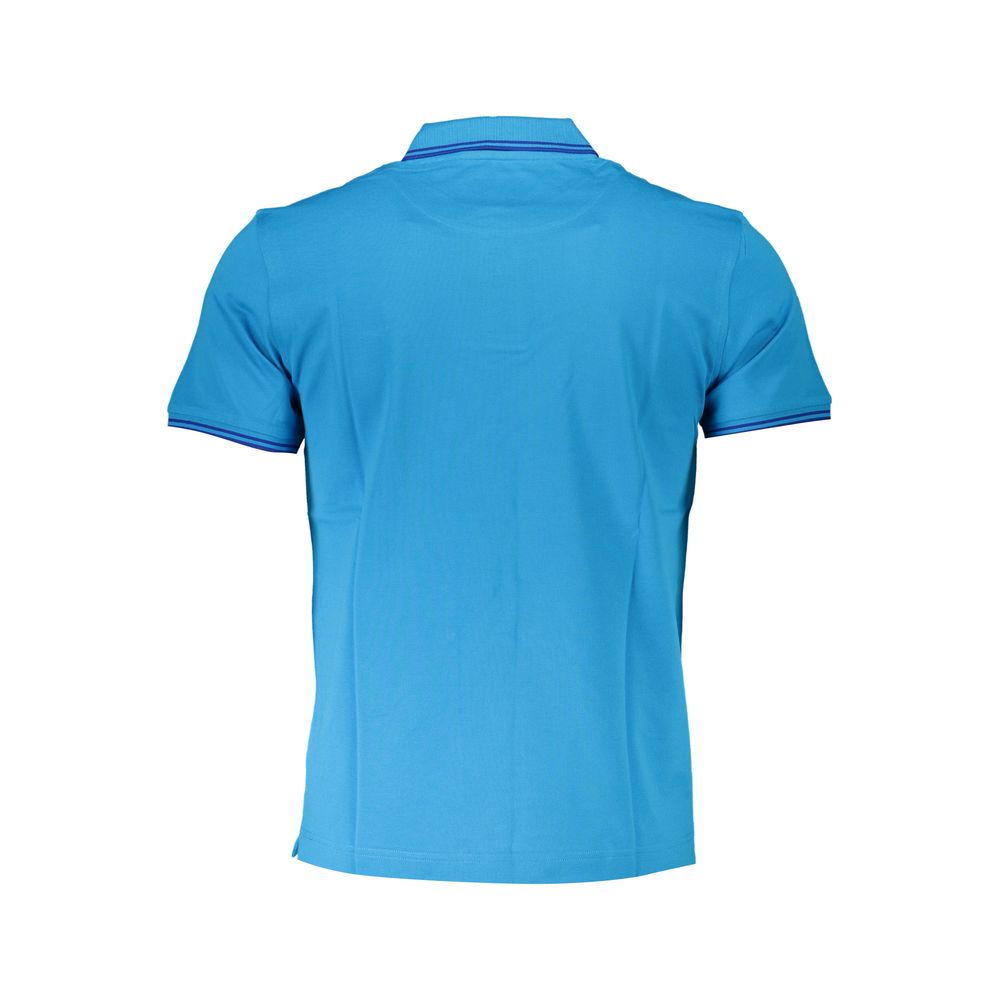 Harmont & Blaine Svetlo modra bombažna moška polo majica