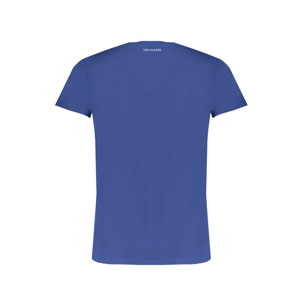 Trussardi Modra bombažna majica
