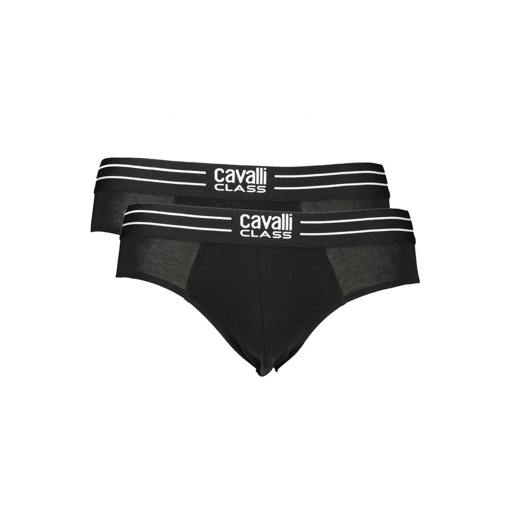 Cavalli Class Black Cotton Moško spodnje perilo