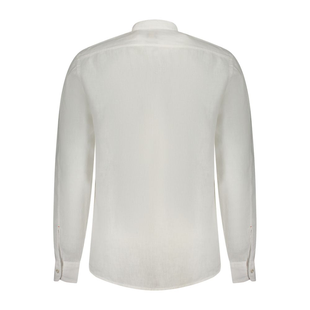Bela lanena srajca Hugo Boss