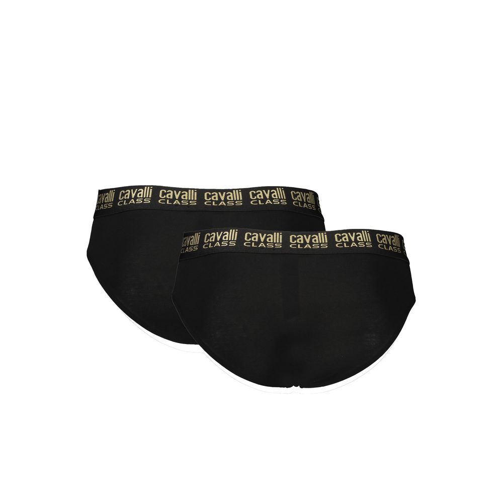Cavalli Class Black Cotton Moško spodnje perilo