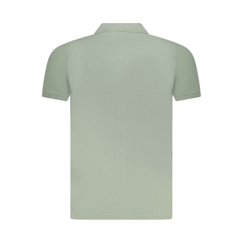 Norway 1963 Green Cotton Men Polo Shirt