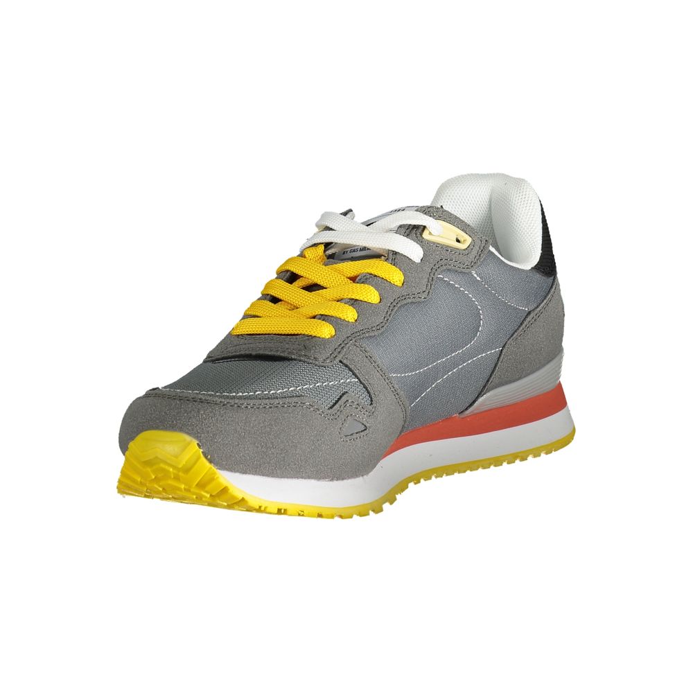 Gas Gray Polyester Men Sneaker