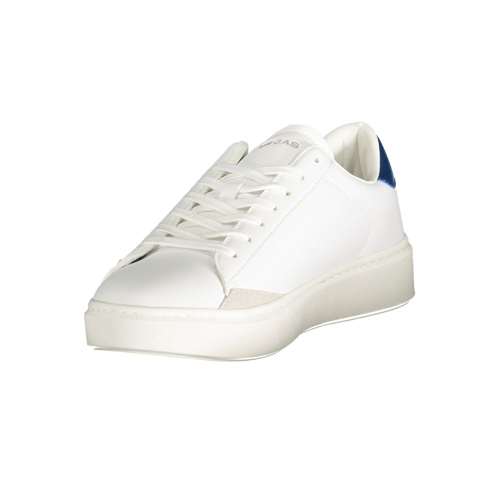 Gas White Polyester Men Sneaker