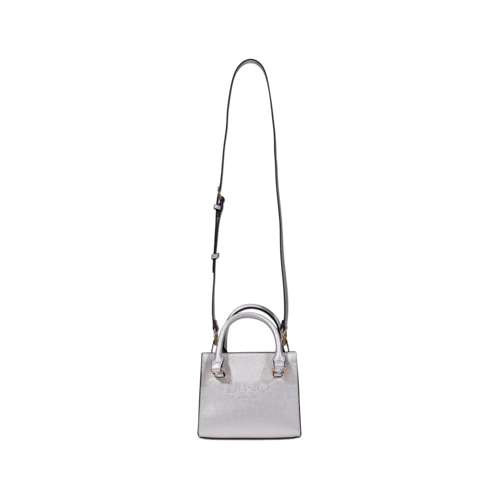 Liu Jo Silver Polyethylene Handbag