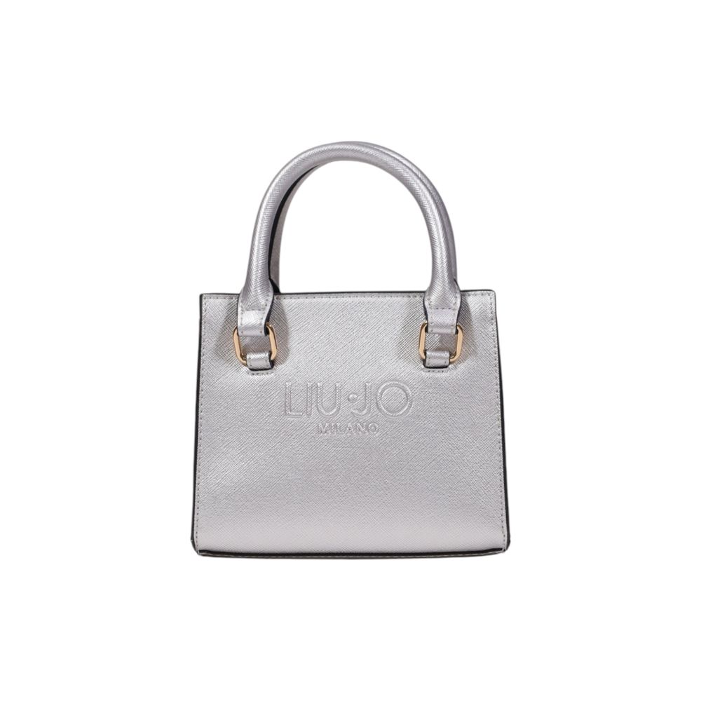 Liu Jo Silver Polyethylene Handbag