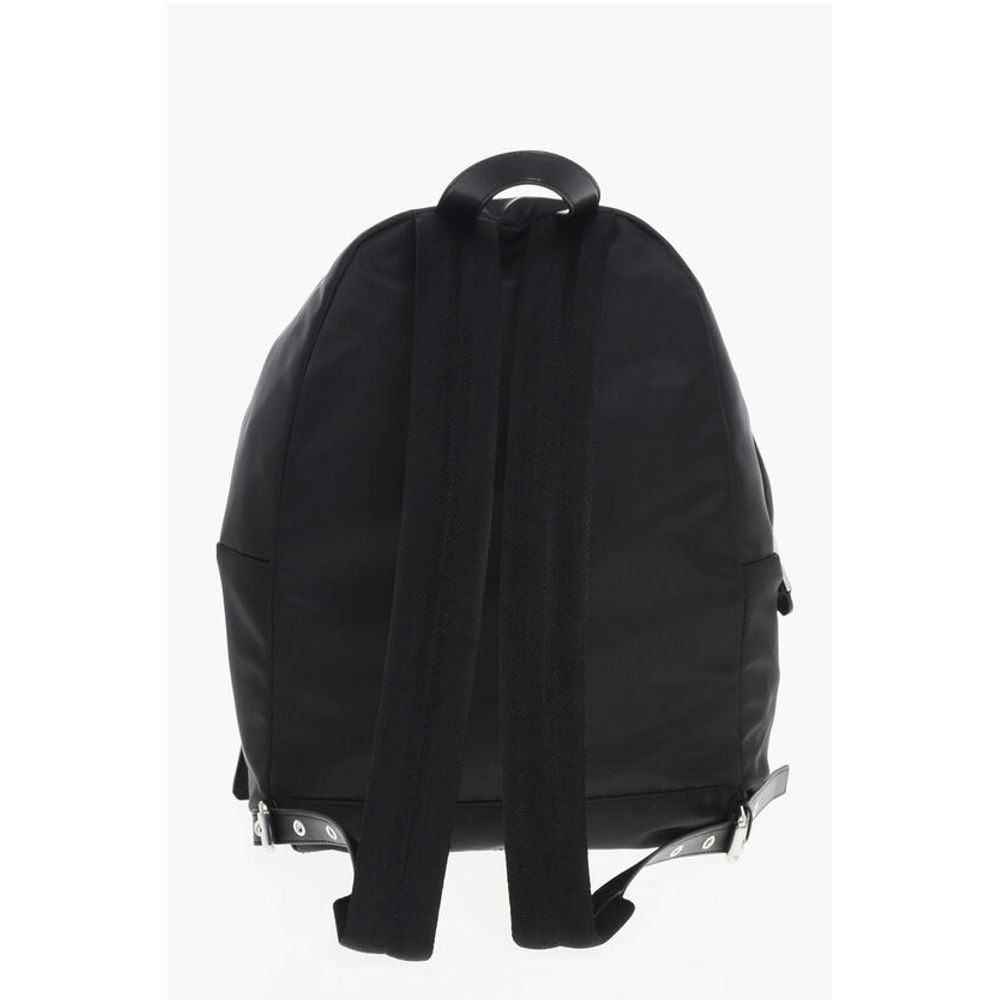 Moschino Nylon Backpack with Logoed Outer Pocket
