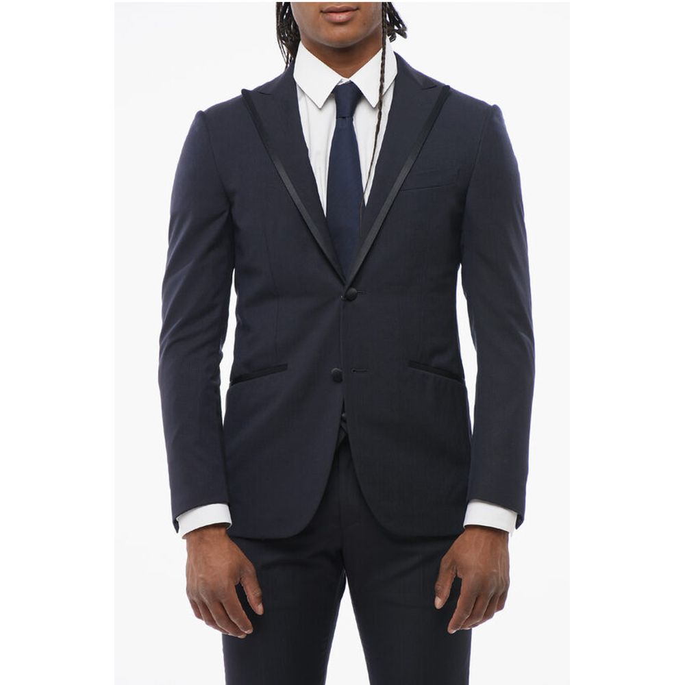 Corneliani 3-Piece CERIMONIA ACADEMY Suit with Satin Details
