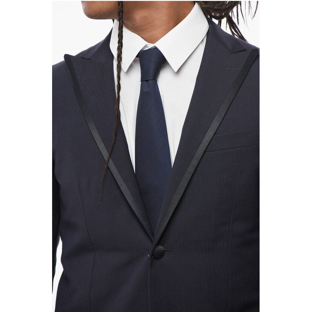 Corneliani 3-Piece CERIMONIA ACADEMY Suit with Satin Details