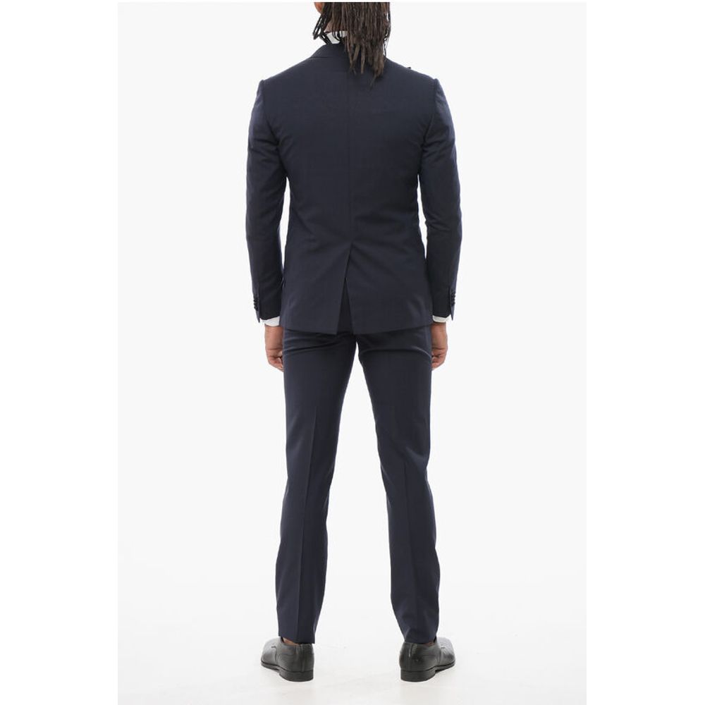 Corneliani 3-Piece CERIMONIA ACADEMY Suit with Satin Details