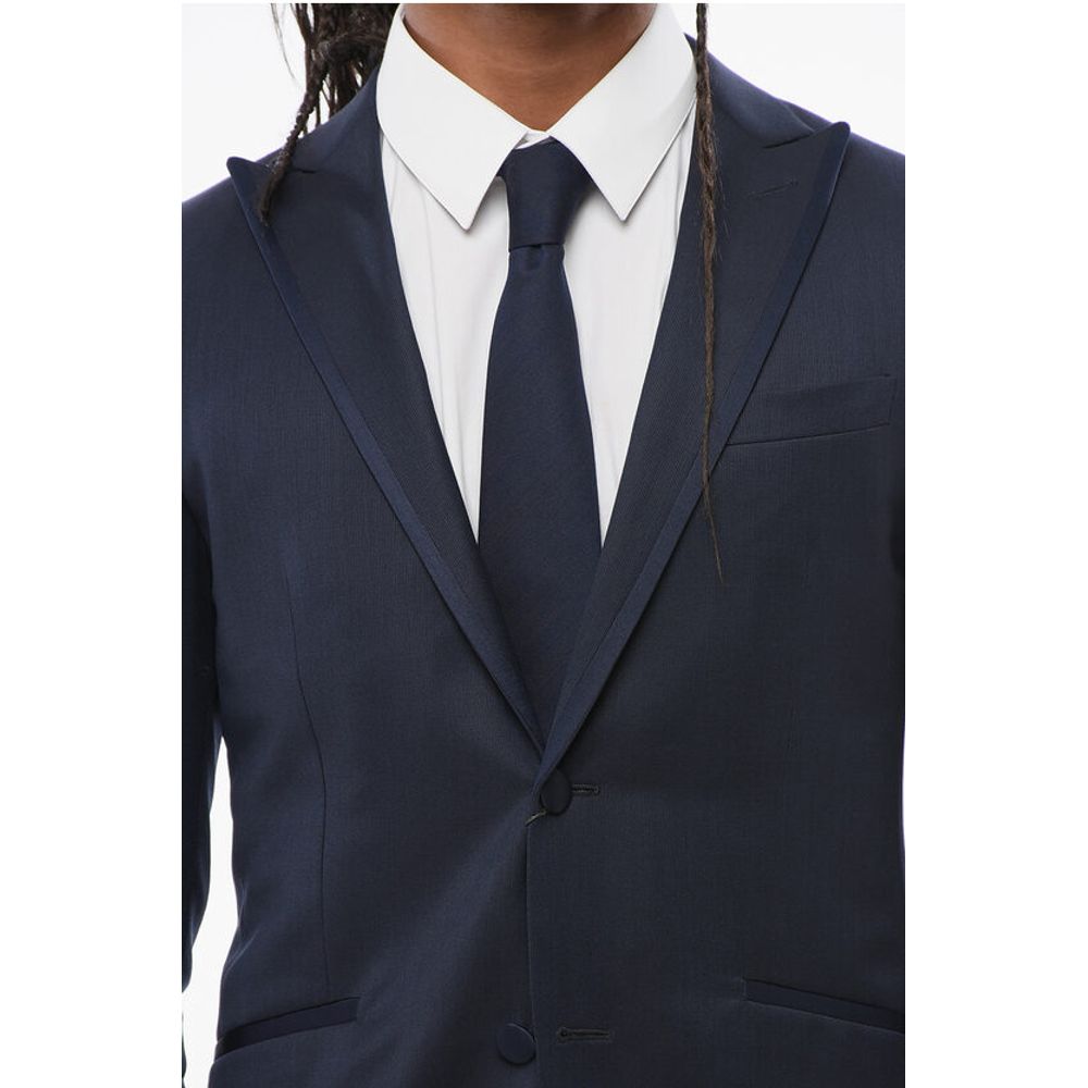 Corneliani Wool CERIMONIA ACADEMY 3-Piece Suit with Contrasting Vest