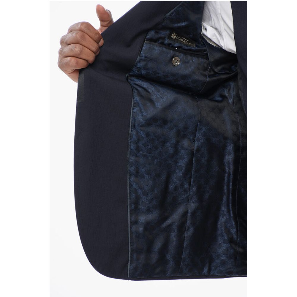 Corneliani 3-Piece CERIMONIA ACADEMY Suit with Satin Details