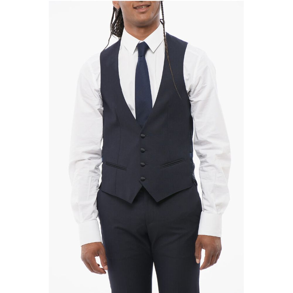 Corneliani 3-Piece CERIMONIA ACADEMY Suit with Satin Details