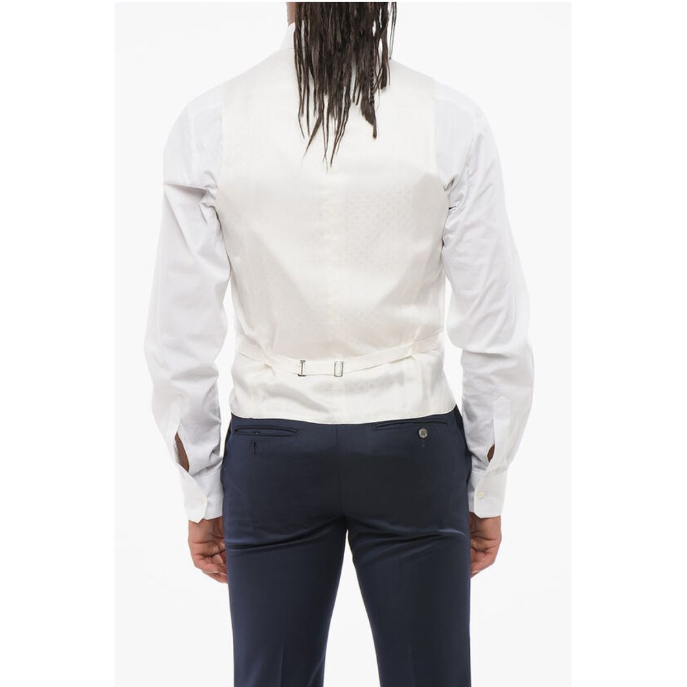 Corneliani Wool CERIMONIA ACADEMY 3-Piece Suit with Contrasting Vest