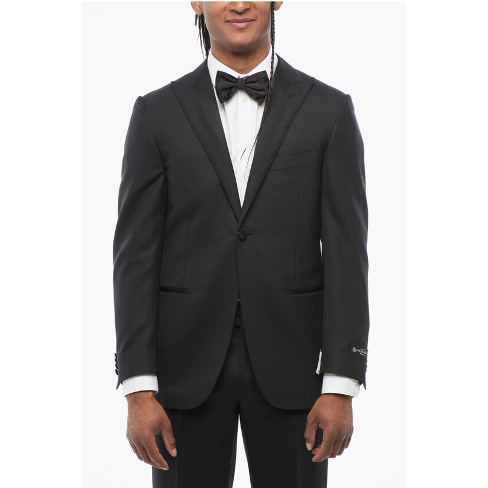 Corneliani 2-Pieces SMOKING LEADER Suit with Satin Details