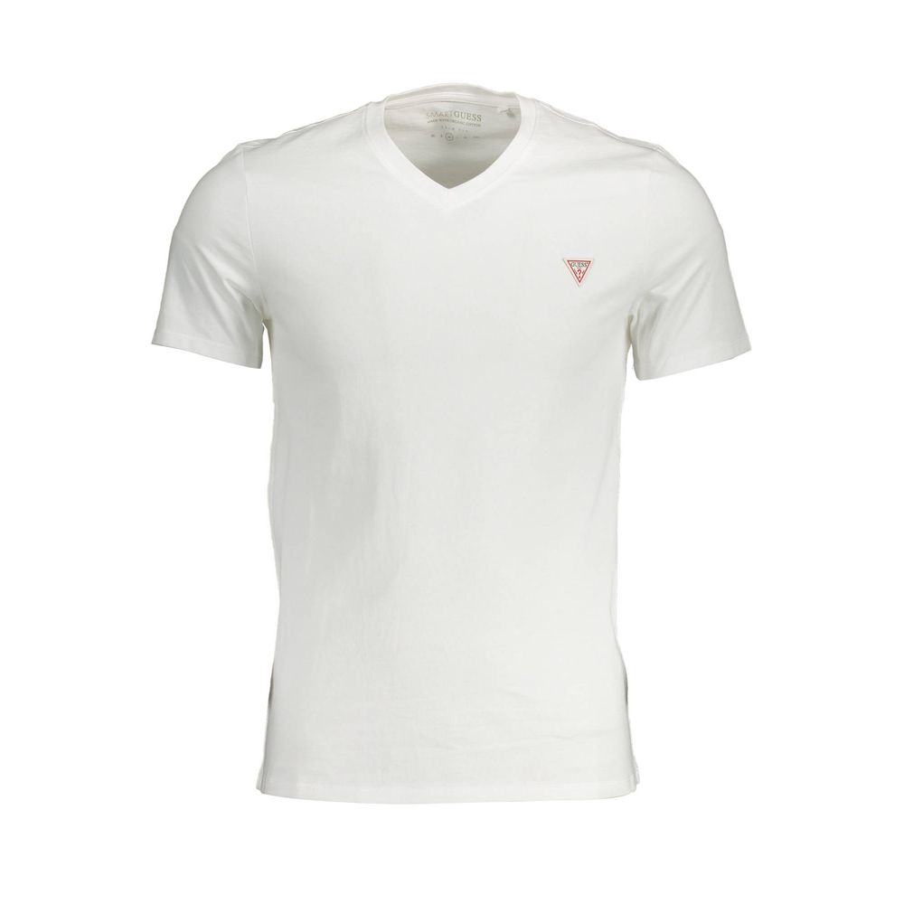 Guess Jeans White Cotton T-Shirt
