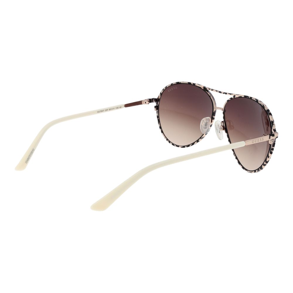 Guess Cream Women Sunglasses