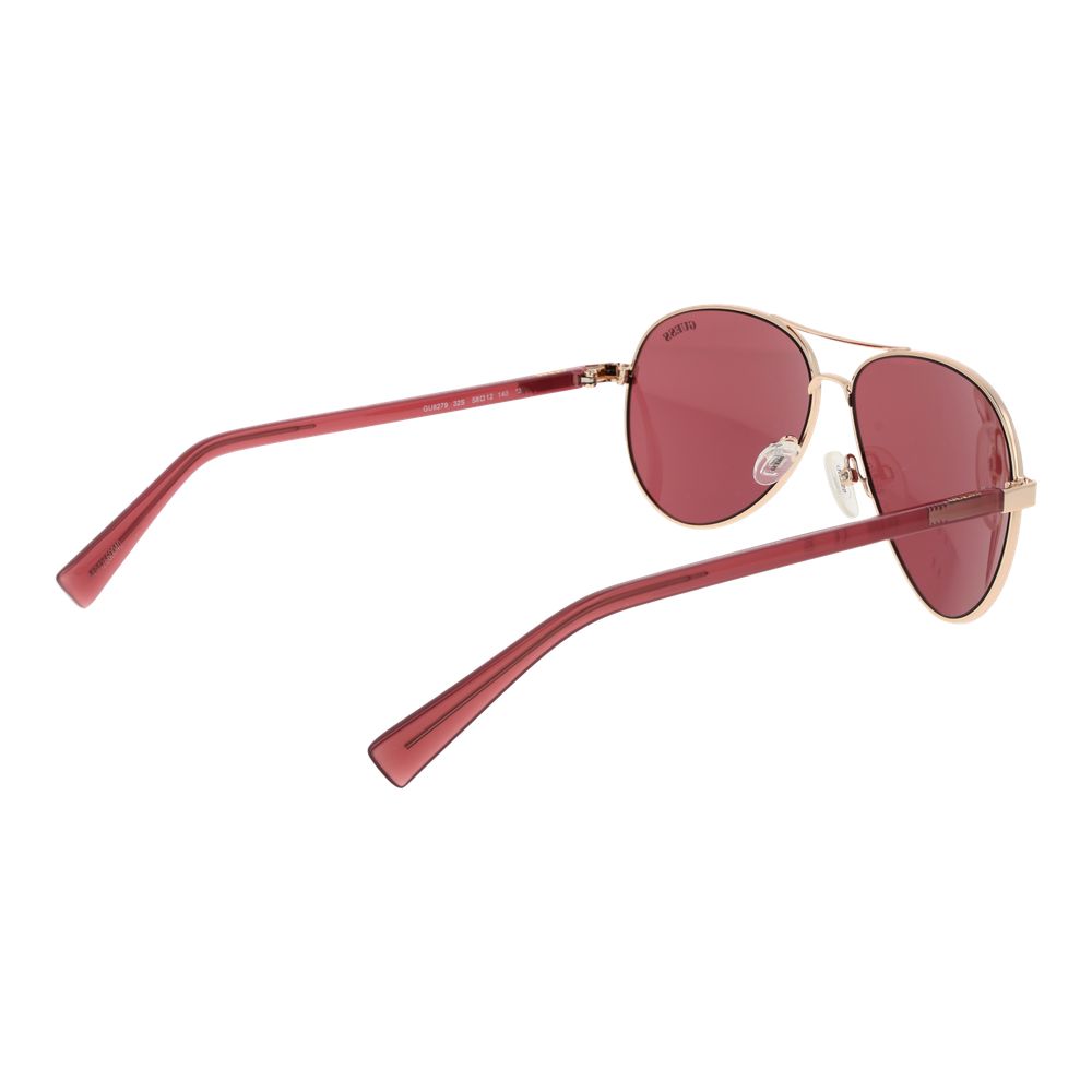 Guess Gold Unisex Sunglasses